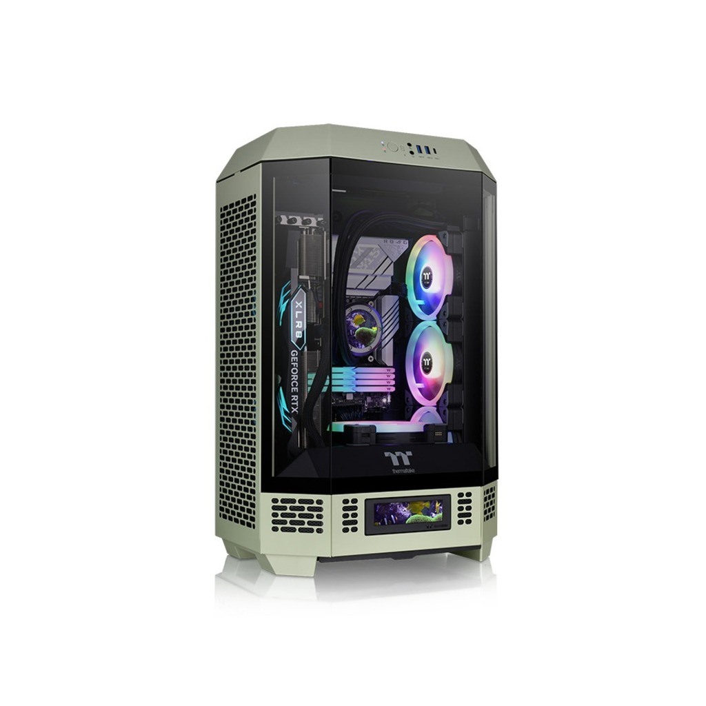 Thermaltake The Tower 300Green, Micro Tower Case, mATX