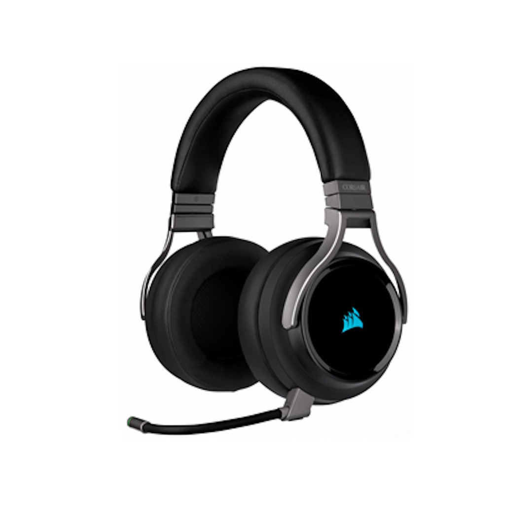 Corsair VIRTUOSO RGB WirelessHigh-Fidelity Gaming HeadsetCarbon