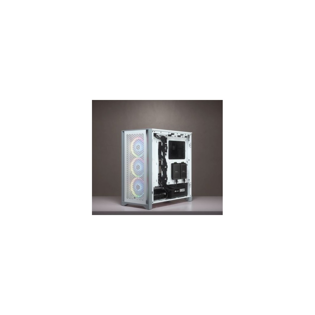 CORSAIR 4000D AIRFLOW WhiteTempered Glass Mid-TowerATX Case