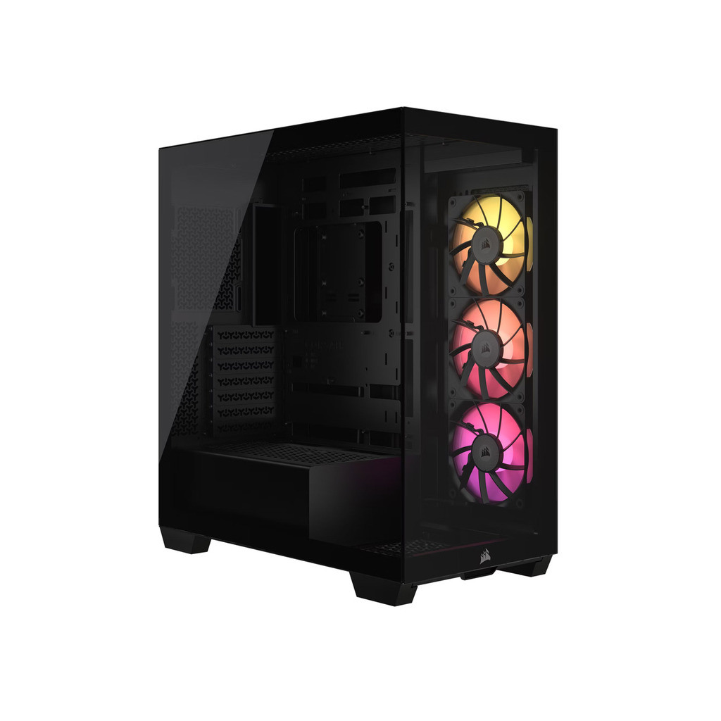 CORSAIR 3500X ARGB Mid-TowerCase, Black, 3xRS120 ARGB fansRadiator 360mm, GPU 410mm