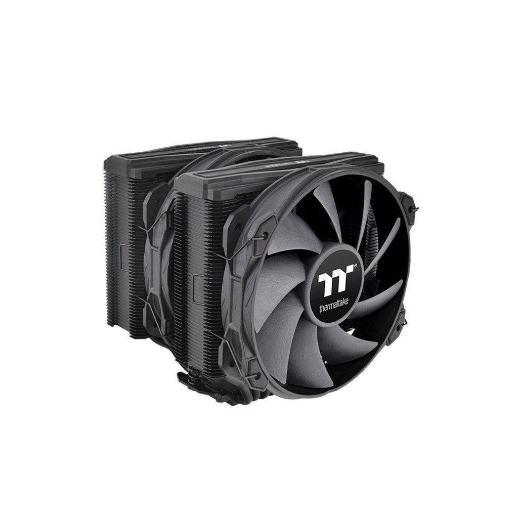 Thermaltake Toughair 710Black CPU Cooler, Dual tower,2x 140mm fans