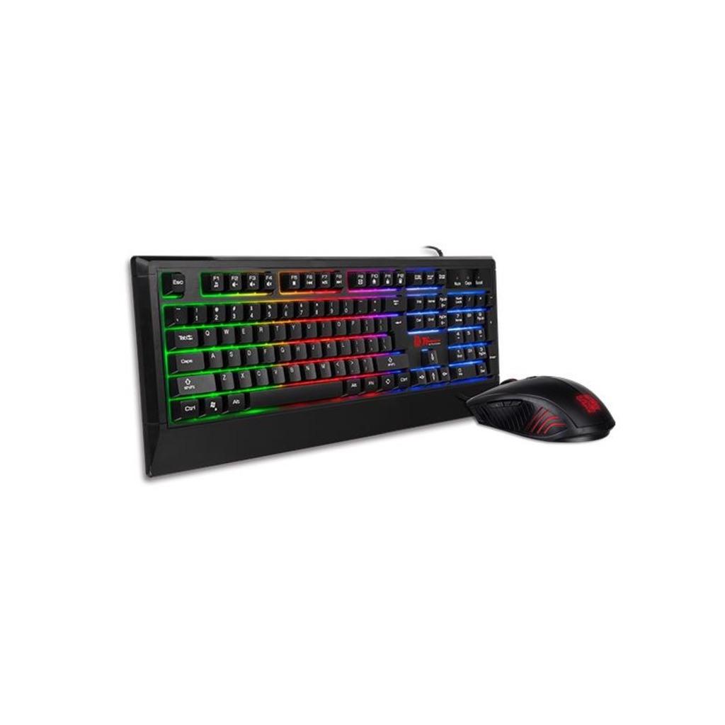 Thermaltake Challenger Combo RGB, Ergonomic, 1.8m, 6 tipkioptički, do 2400 DPI