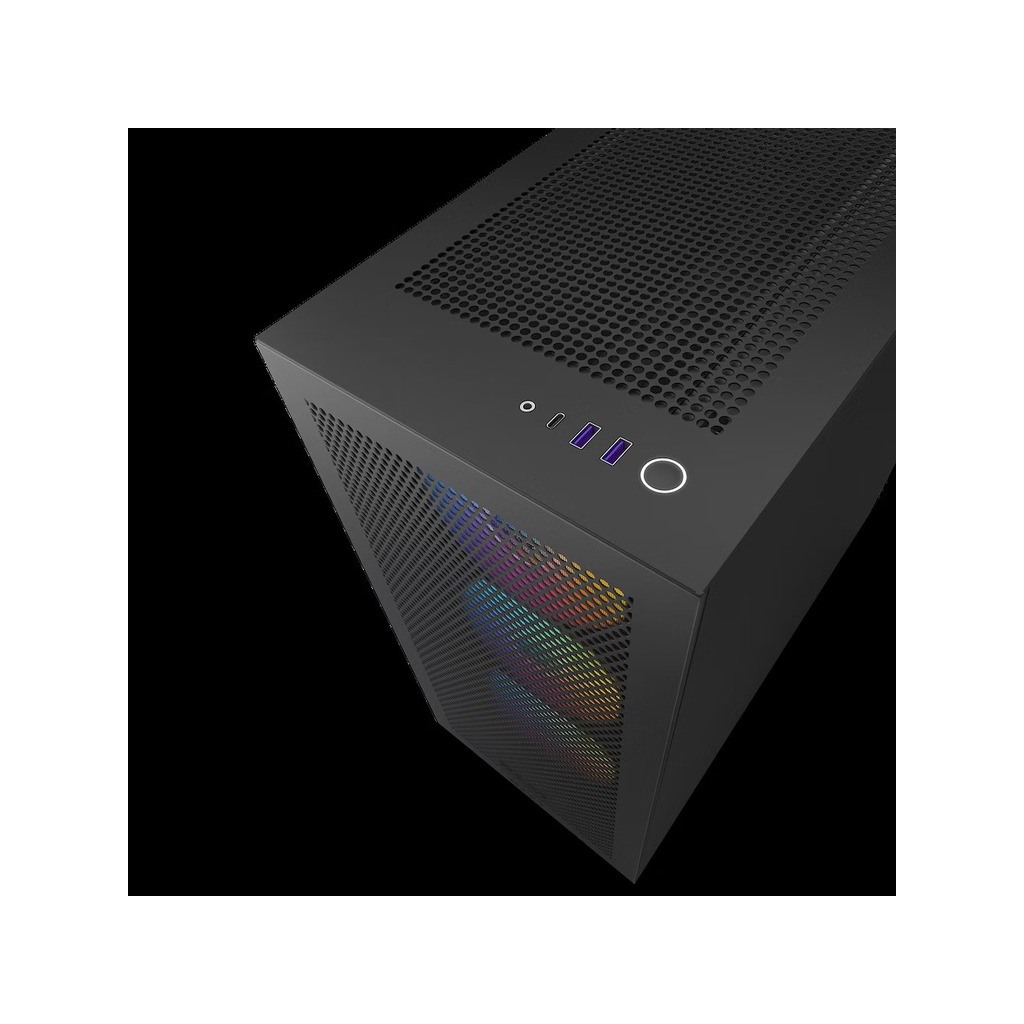 NZXT CASE H7 FLOW BLACK RGB Mini-ITX, Micro-ATX, ATX Mid-Tower, 4x fans - Image 3