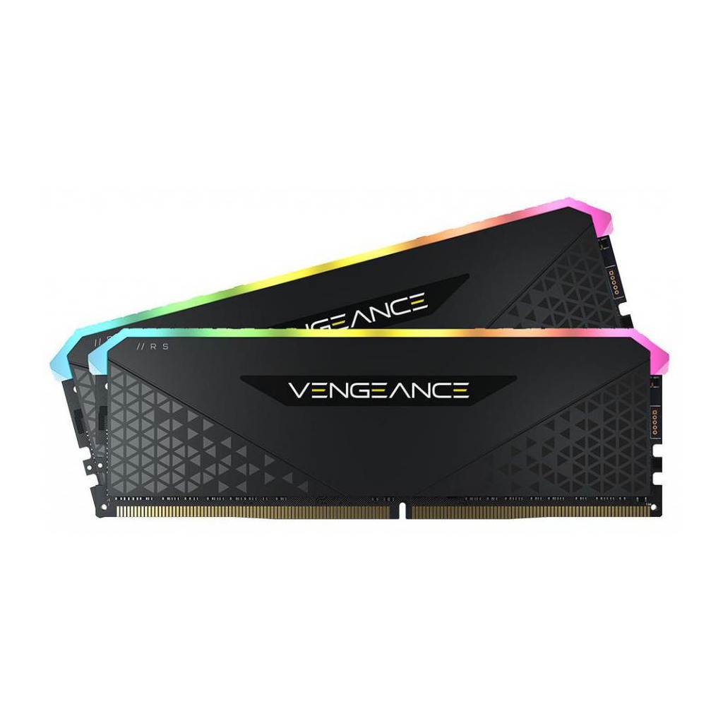 CORSAIR DDR4 16GB 3200MHz RGB RS 16GB (2x8GB) - Brza RGB RAM memorija, 3200MHz, 16GB