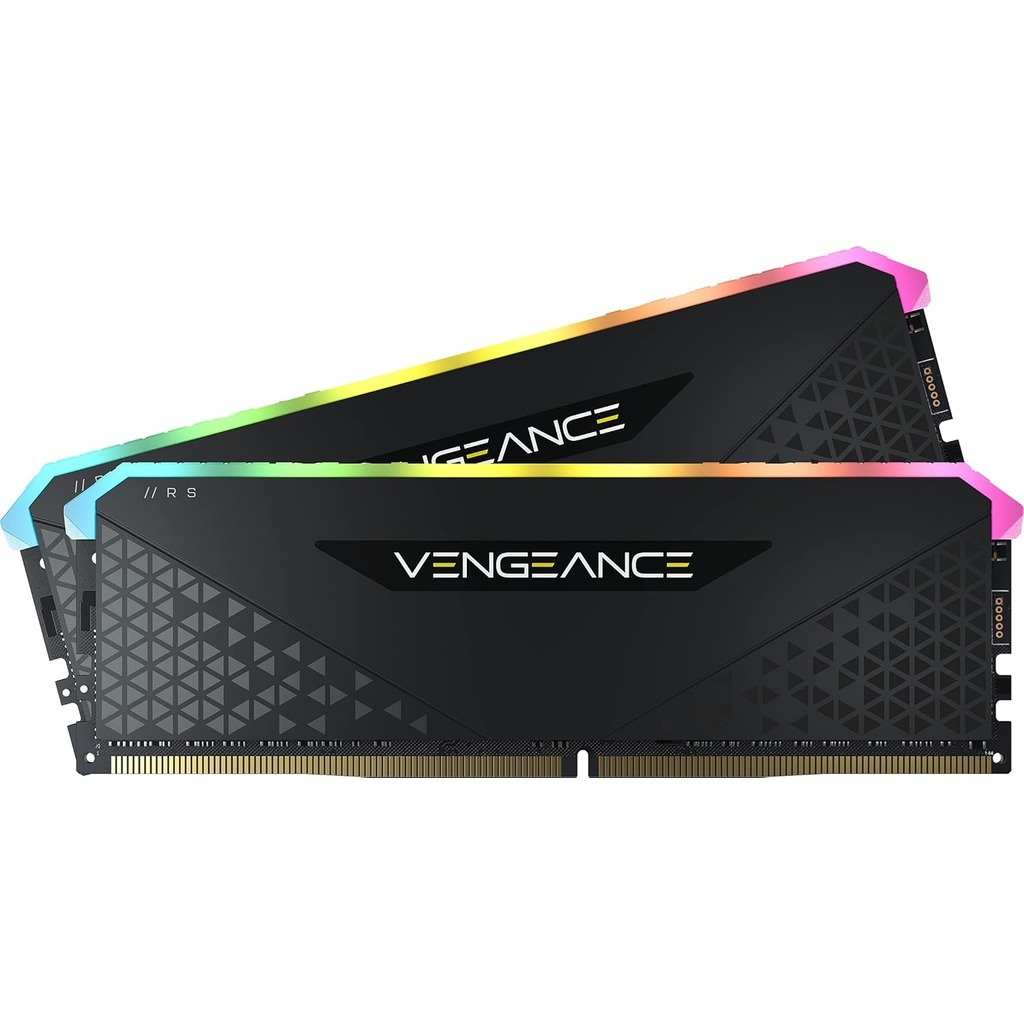 CORSAIR DDR4 32GB (2X16GB)VENGEANCE RGB RS, 3200MHz, C16