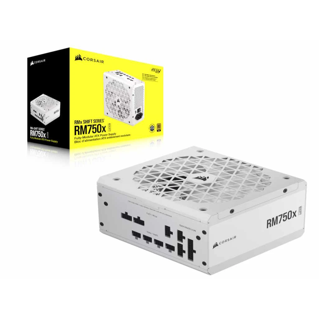 Corsair PSU 750W WhiteRM750x SHIFT 80 PLUSGold Fully Modular ATX - Image 6