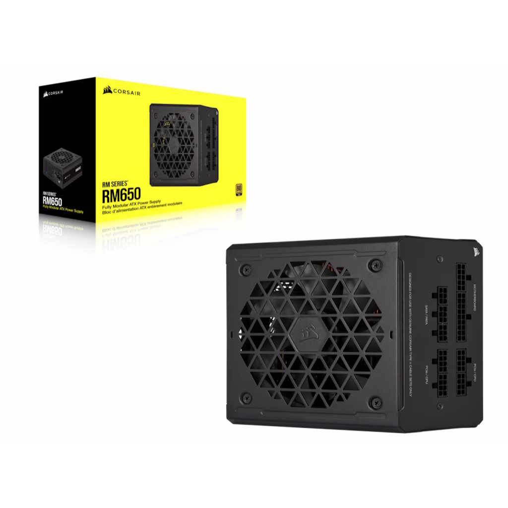 Corsair PSU 650W RM65080 PLUS Gold, Fully ModularATX, 7XSATA, 2xPCIe