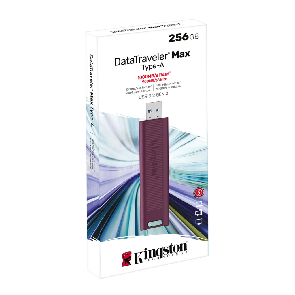 Kingston FD 256GB USB-ADataTraveler MAXR/W:1000/900MBs - Image 3