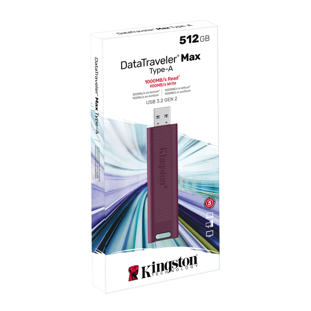 Kingston FD 512GB USB-ADataTraveler MAXR/W:1000/900MBs - Image 3