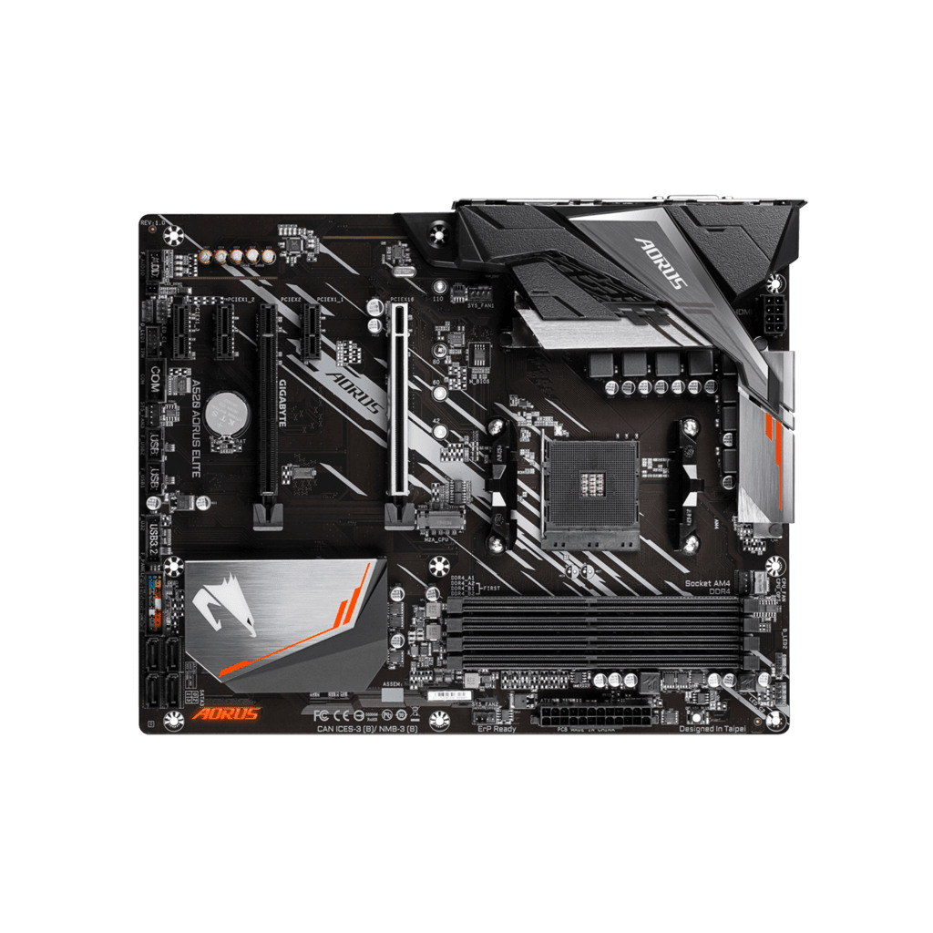 Gigabyte MB A520 Aorus EliteAMD A520,AM4,4xDDR4DVI,HDMI;RAID;ATX