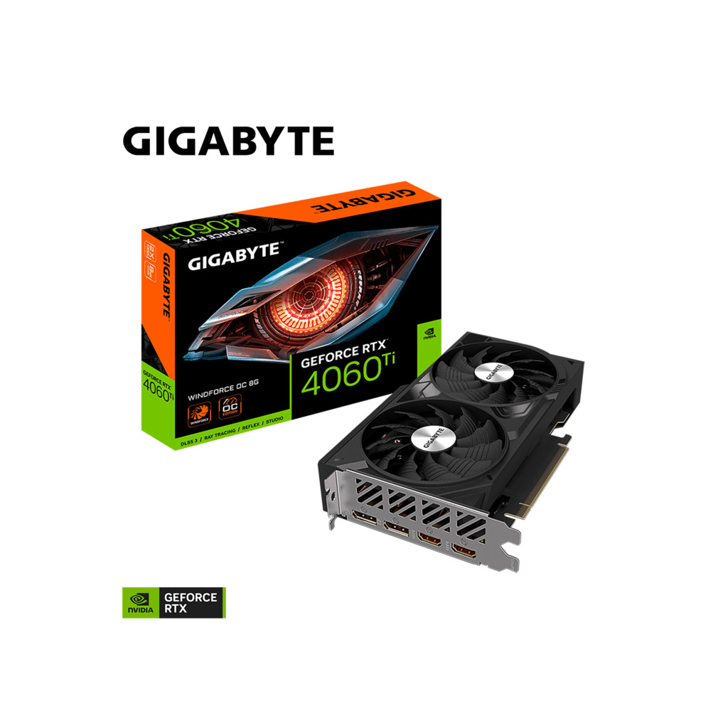 Gigabyte VGA 4060 Ti WF;8GB GDDR6 128bit 2xDP, 2xHDMI;