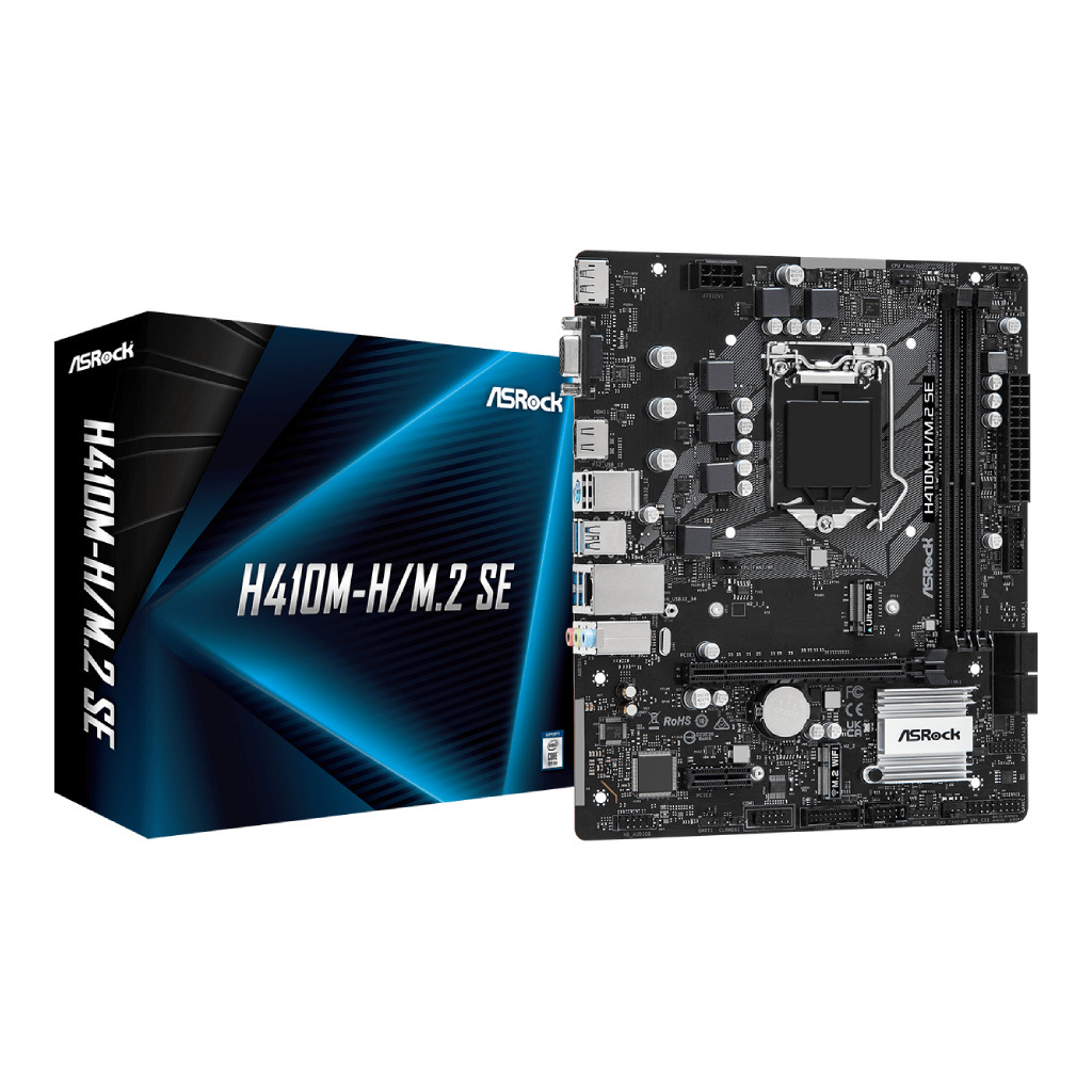 ASROCK MB H410M-H/M.2 SEIntel H370; LGA1200; 2xDDR44xSATA3; M.2; DP; HDMI; mATX;