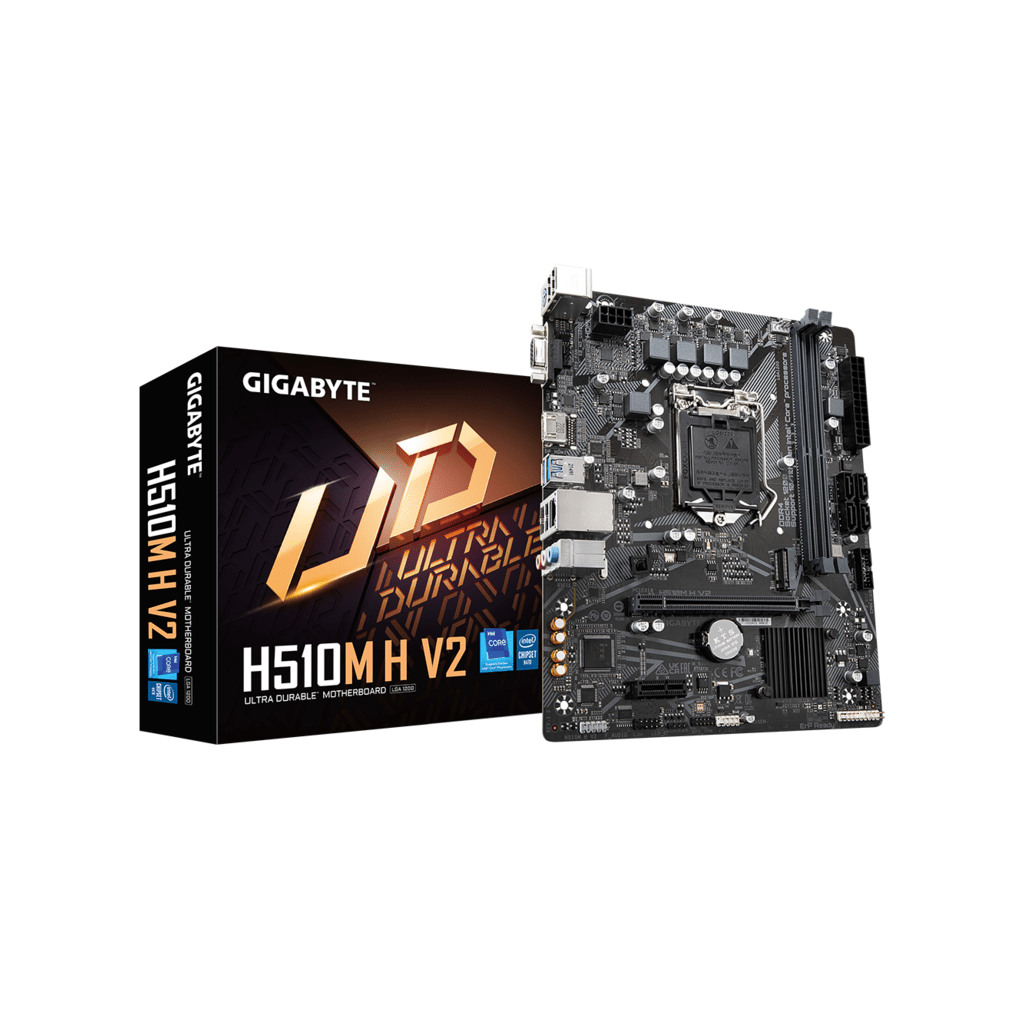 Gigabyte MB [H510M H V2] LGA1200; 2xDDR4, M.2, 4xSATA6xUSB; VGA, HDMI; mATX