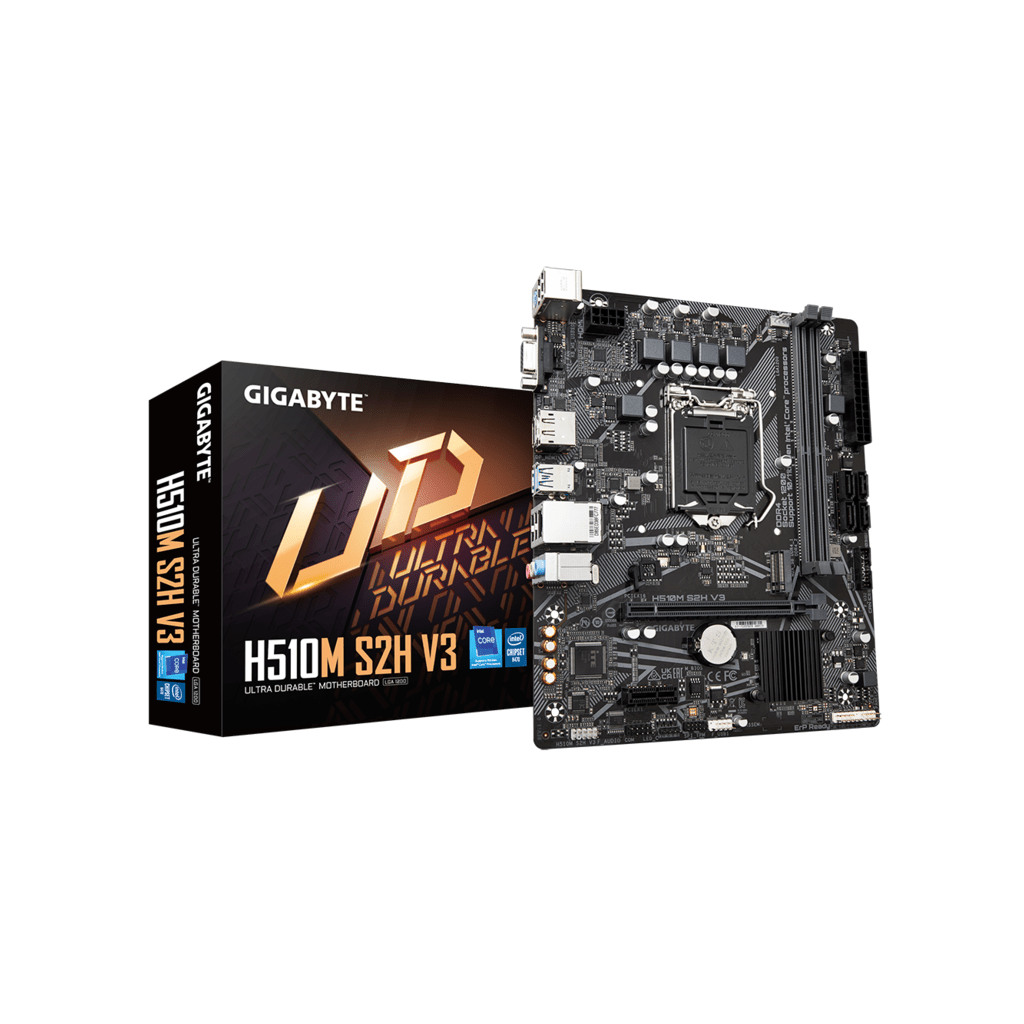 Gigabyte MB H510M S2H V3LGA1200; 2xDDR4; M.2, 4xSATAVGA, DP, HDMI; mATX