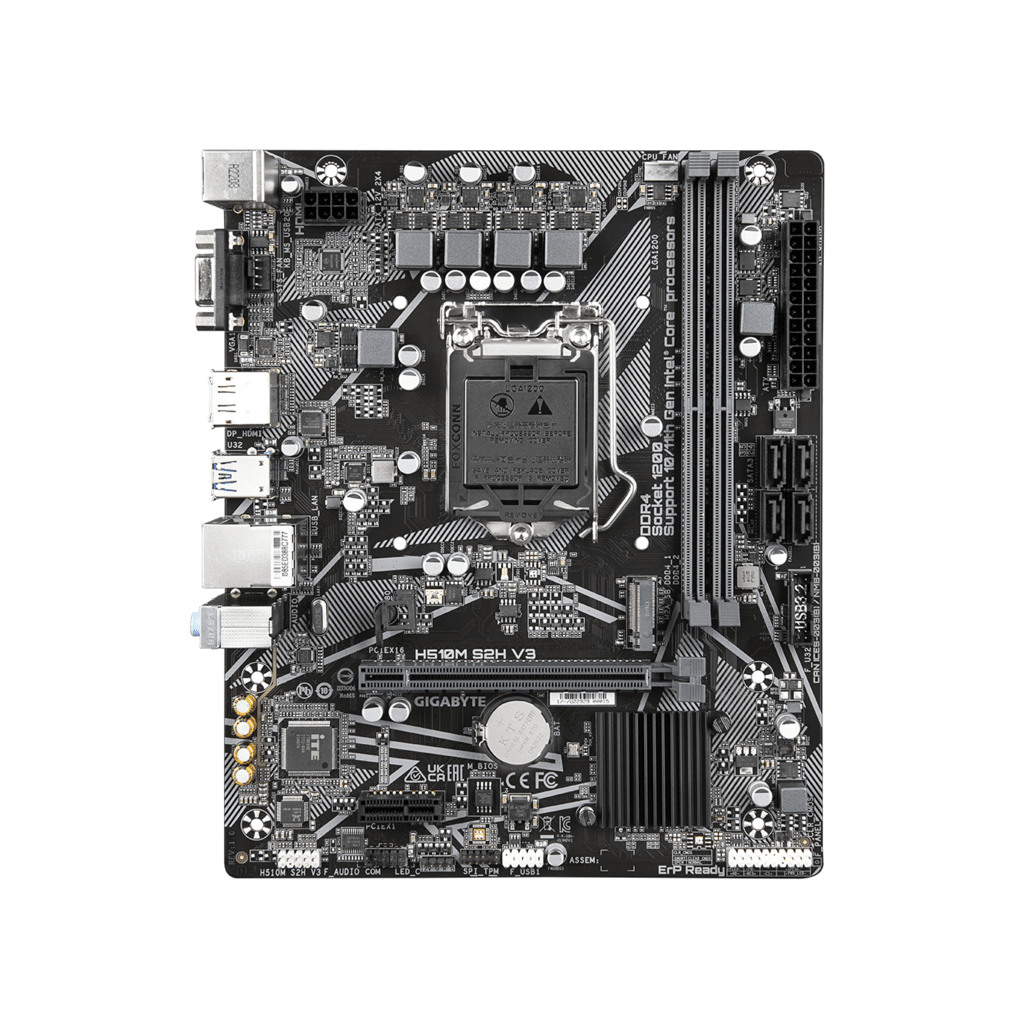 Gigabyte MB H510M S2H V3LGA1200; 2xDDR4; M.2, 4xSATAVGA, DP, HDMI; mATX