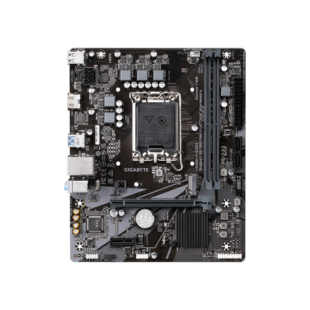 Gigabyte MB [H610M K DDR4 G10]LGA1700; 2xDDR4; M.2; 2xSATA;6xUSB; HDMI; mATX