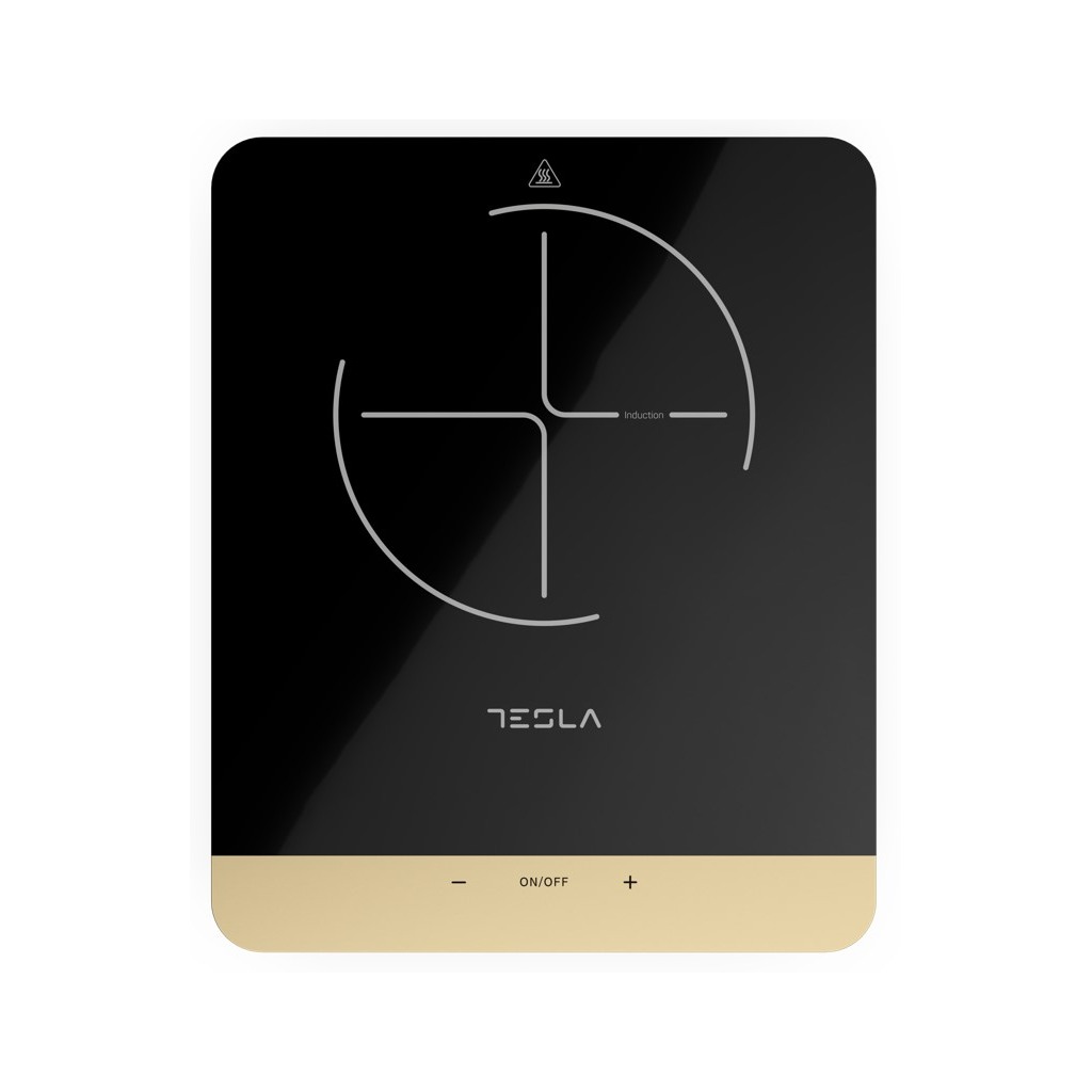 TESLA Indukcijski rešo IC401BSnaga 2000 W; Smart Touch senzori; Black Crystal Glass; 8 nivoa snage