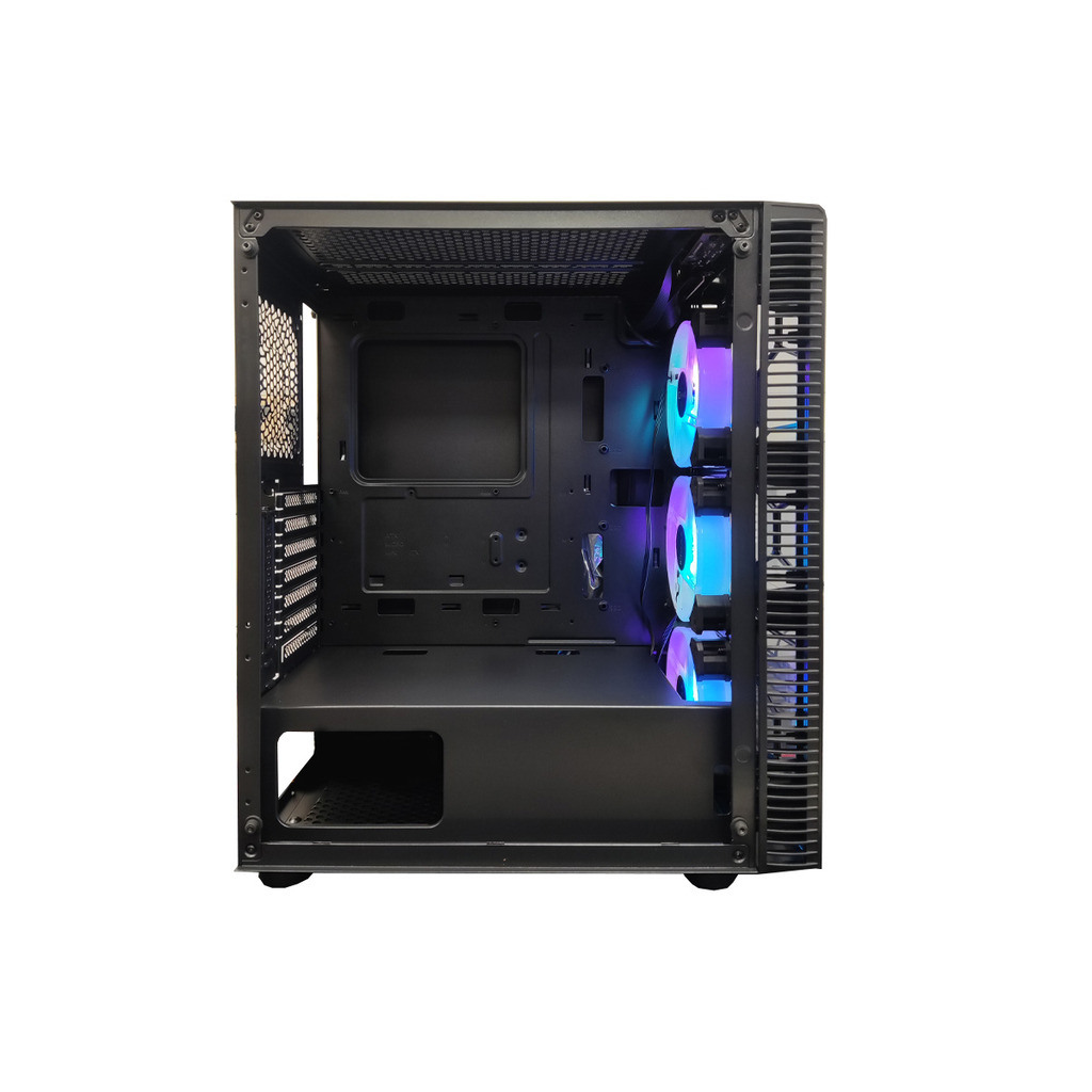 IG-MAX X3804-A06 GIANT MESHcase, E-ATX. 3x12cm RGB fan3xUSB, audio panel