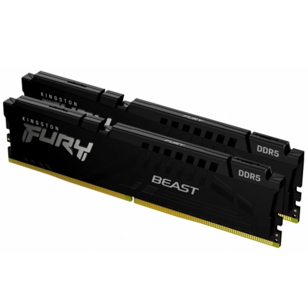 Kingston 32GB 5200MHz DDR5,Fury Beast (2x16GB)CL40, XMP 3.0 Ready,