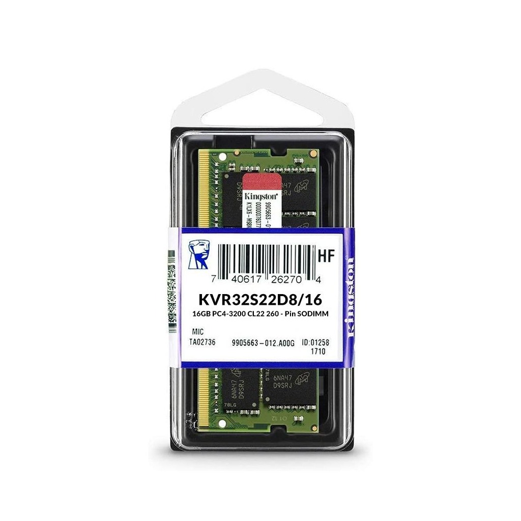 Kingston 16GB 3200MHz DDR4 SOSODIMM