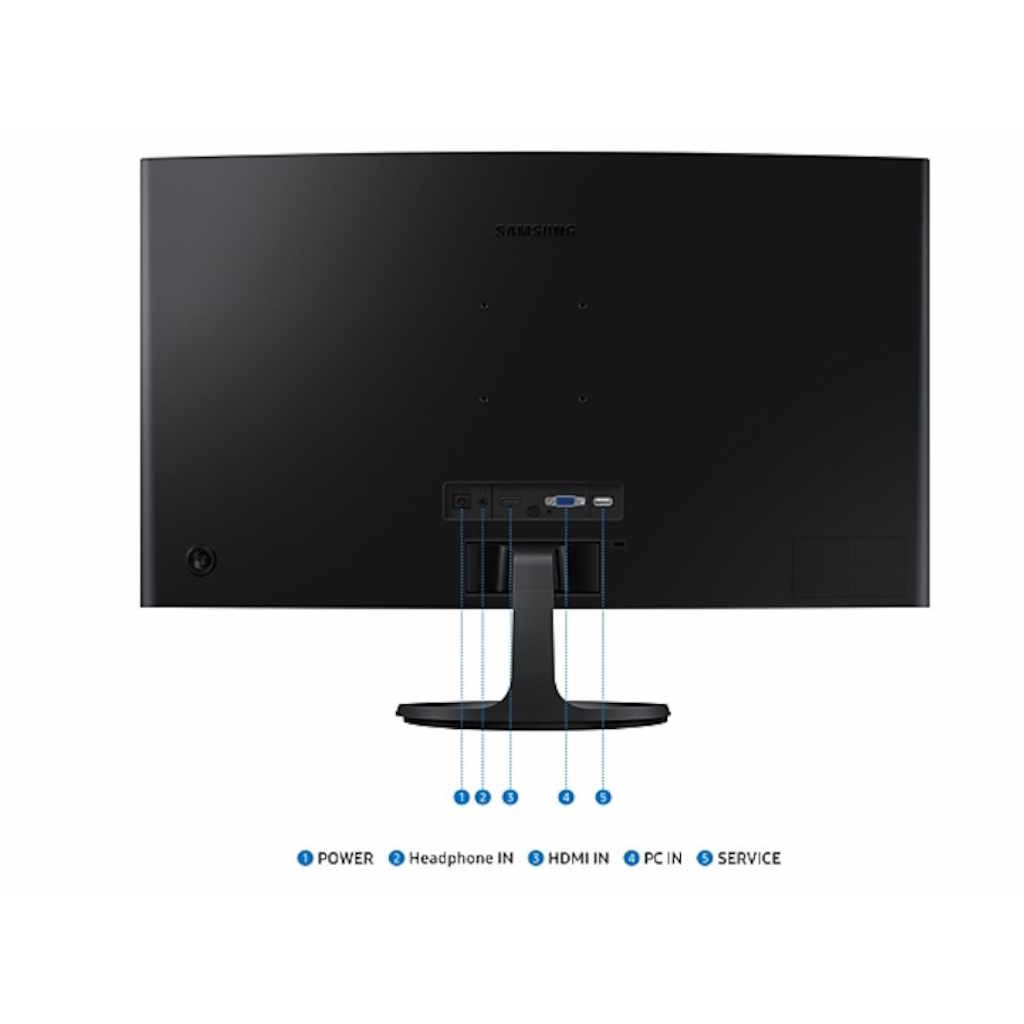 27''FHD Zakrivljeni Monitor S3VA, 1920x1080, 75Hz, 3000:14ms, 250cd, HDMI, VGA, Tilt, VESA 75x75 - Image 3