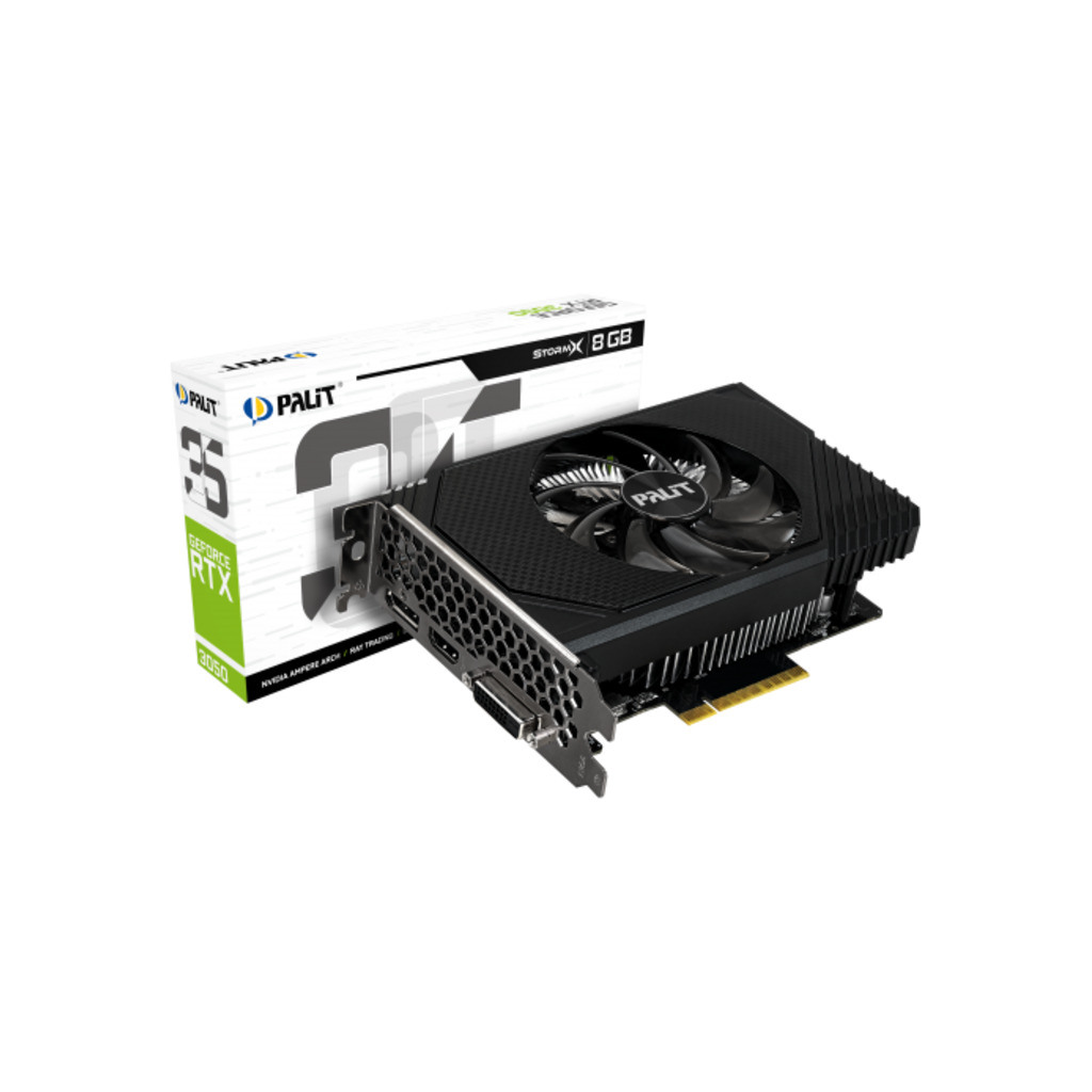 PALIT VGA RTX 3050 StormXnVidia GeForce RTX 30508GB GDDR6 128bit;DVI,HDMI,DP