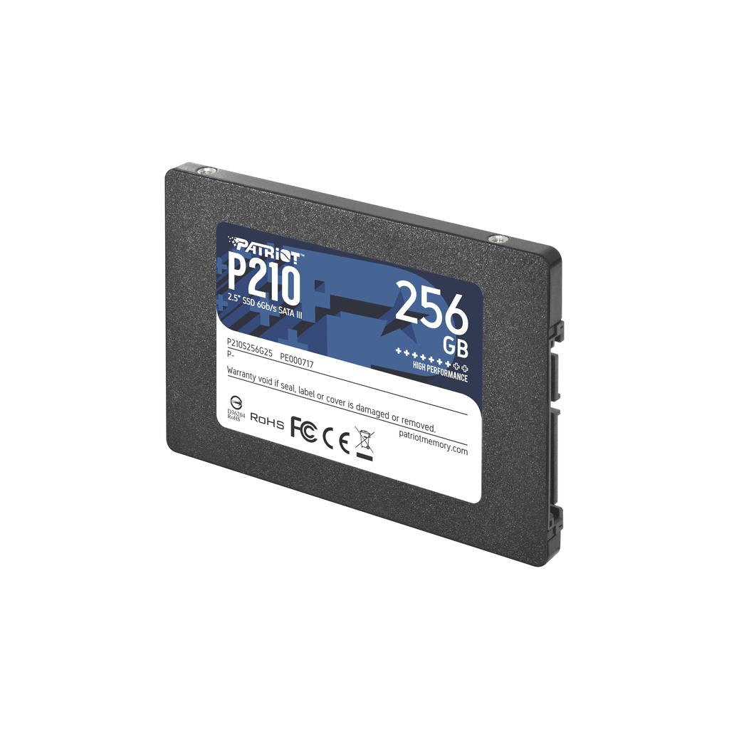 Patriot SSD 256GB 2.5''P210; up to R/W : 500/400 MB/s