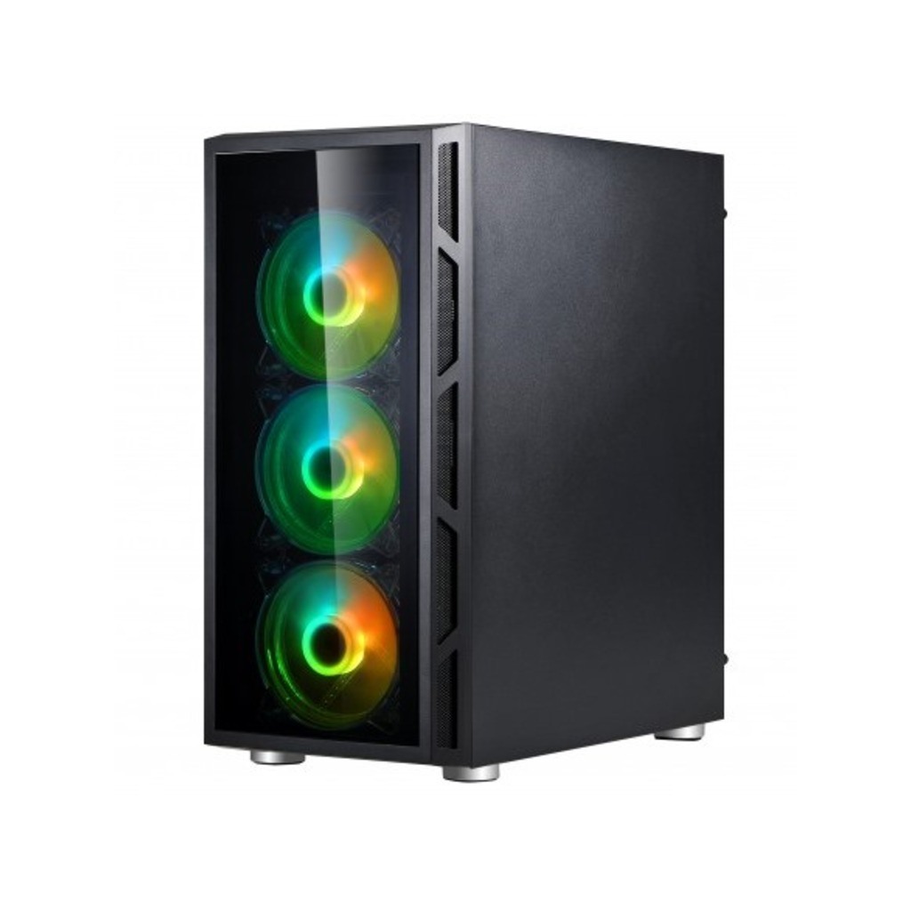 Spire case VISION 7025 RGBgaming, ATX, 4x RGB fan 120mmVGA: 370mm, CPU cooler: 170mm