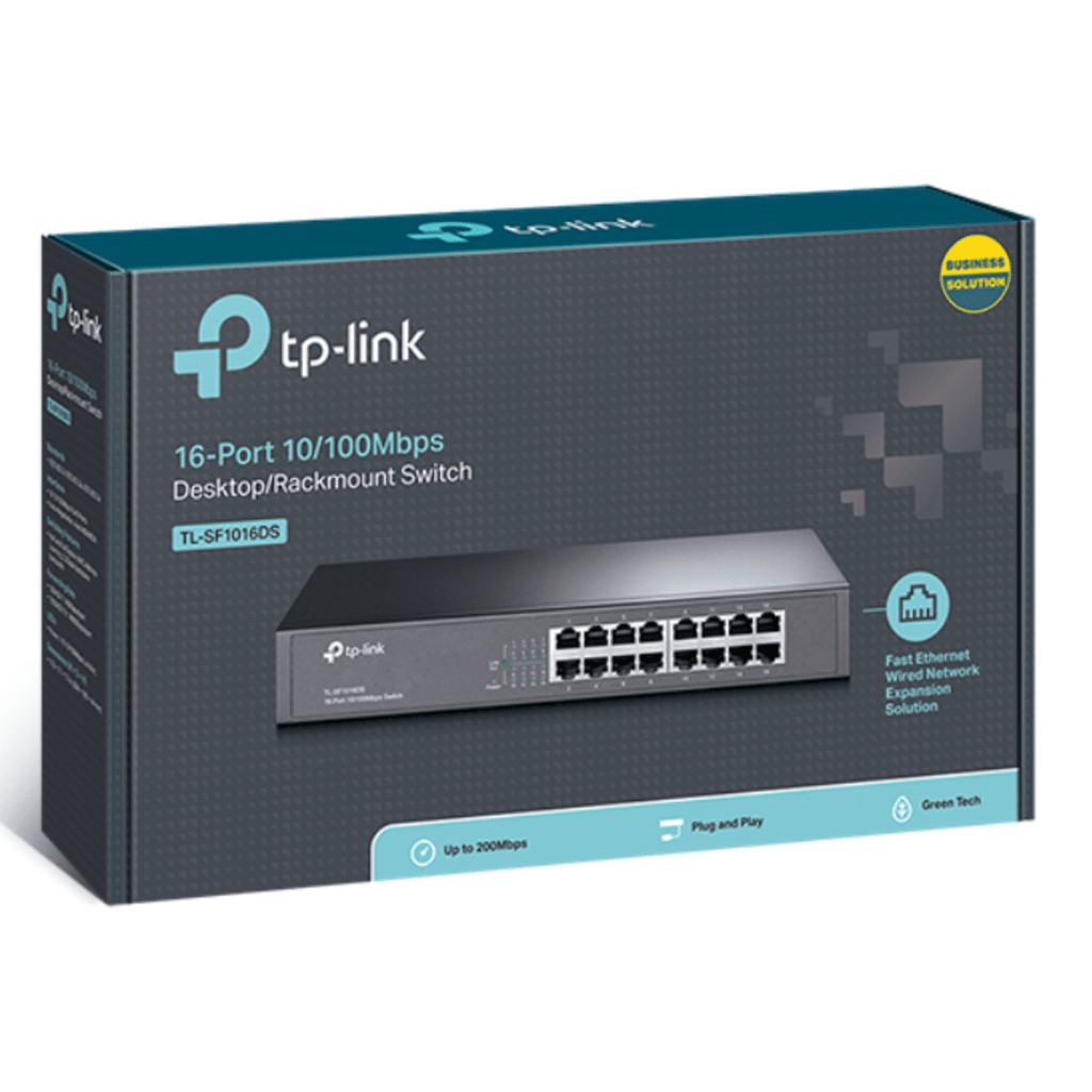 TP-Link TL-SF1016DS SwitchDesktop/Rackmount, 16x10/100