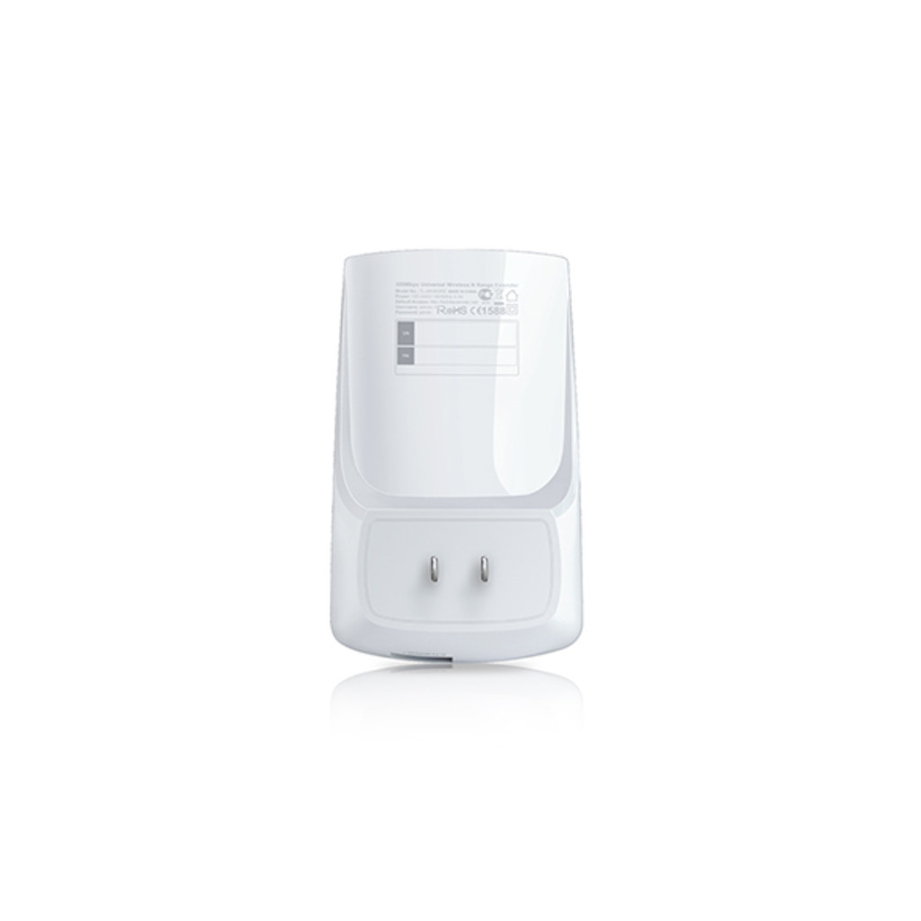 300Mbps Universal Wireless N Range ExtenderWall Mount 2.4GHz 300Mbps 802.11b/g/n;  internal antennas;Range Extender Button