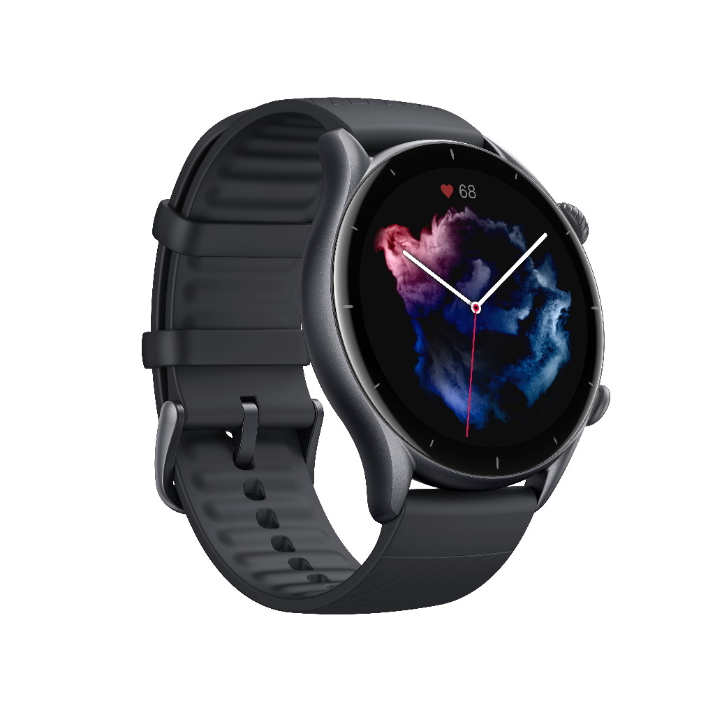 Amazfit GTR 3 PRO Black Ultra HD AMOLED Display; 12 day battery life;1.45"; 150 watch face