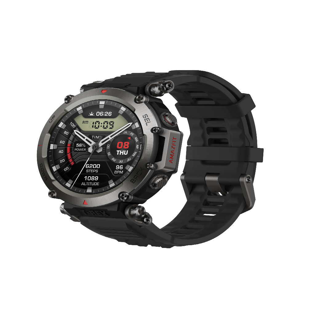 Amazfit T REX Ultra Black Outdoor GPS; 316L Stainless Steel; 20 dana baterija; 1.39" display