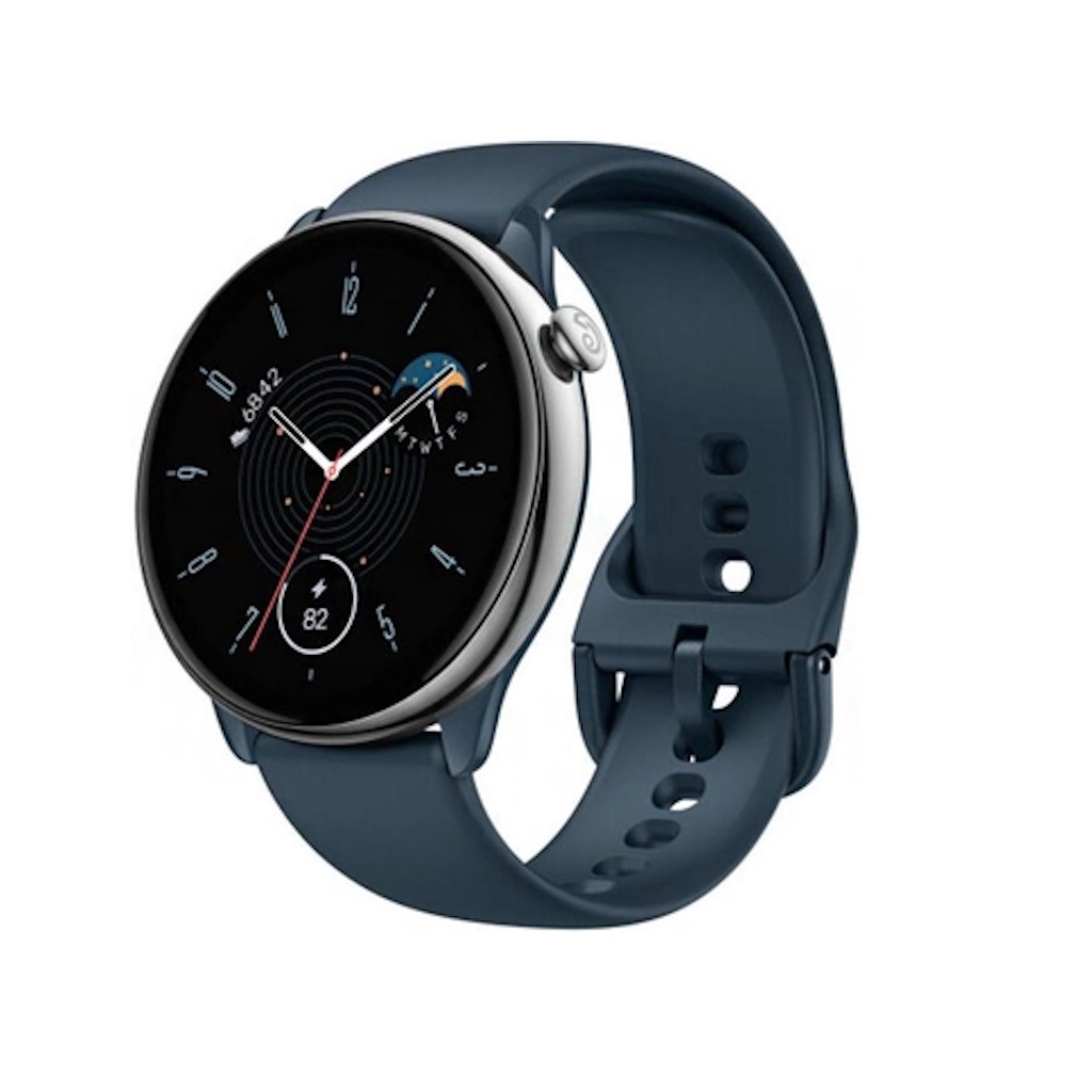 Amazfit GTR mini blue 1.28" AMOLED; curved glass  14 day battery; 5 ATM; Sp02