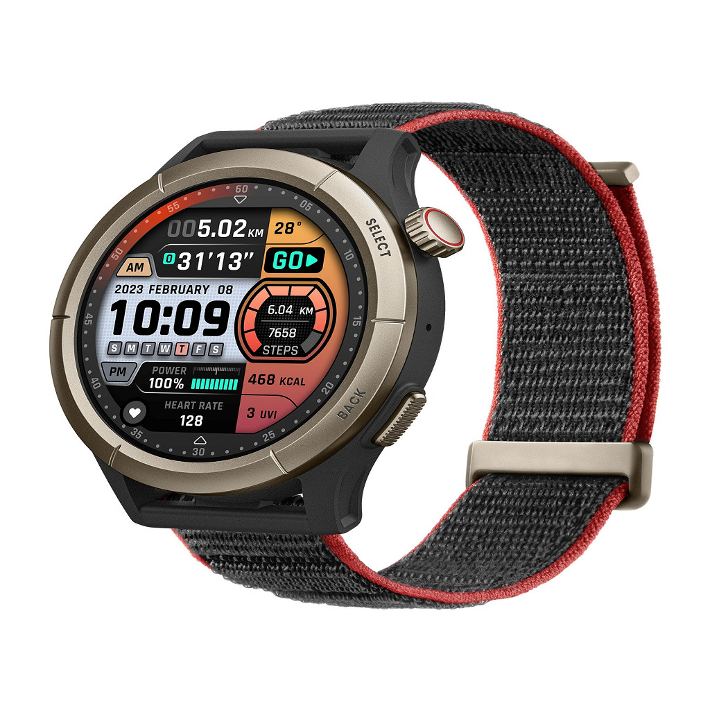 Amazfit Cheetah Pro Black Gorila glass; HD AMOLED; 1.45 Al chat sistem umjetne inteligencije