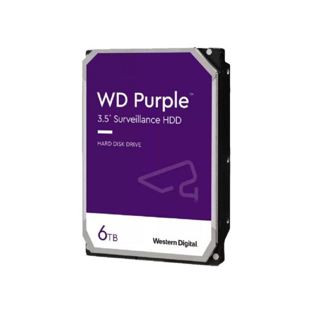 WD HDD 6TB SATA3 256MB PurpleIntellipower