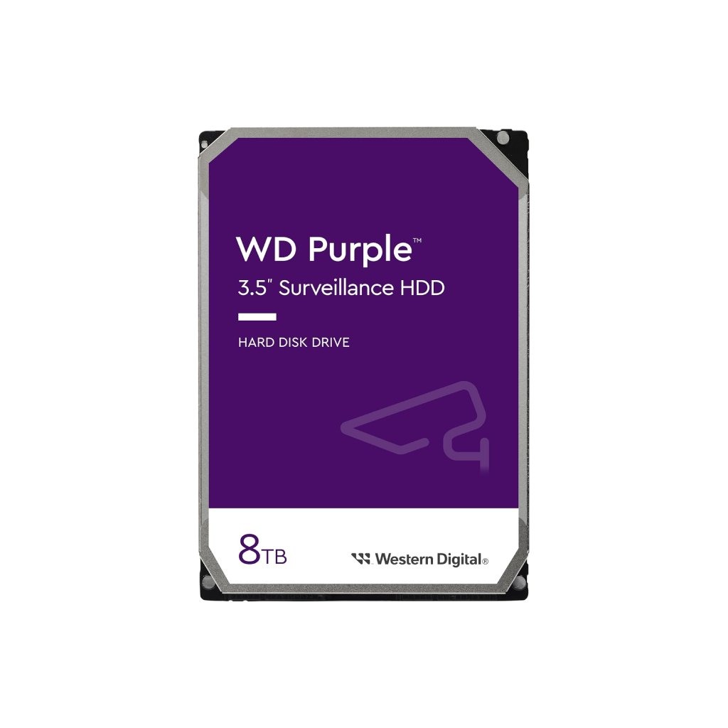 WD HDD 8TB SATA3 256MB PurpleSurveillance