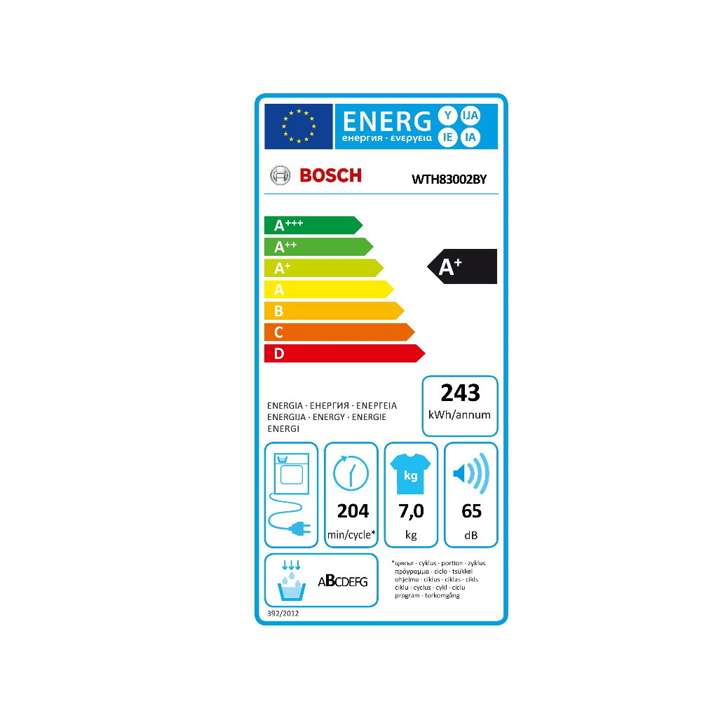 BOSCH sušilica rublja Serie 4|, 7 KG, A+ , R290, Toplotna pumpa, 656 dB, PL - Image 2