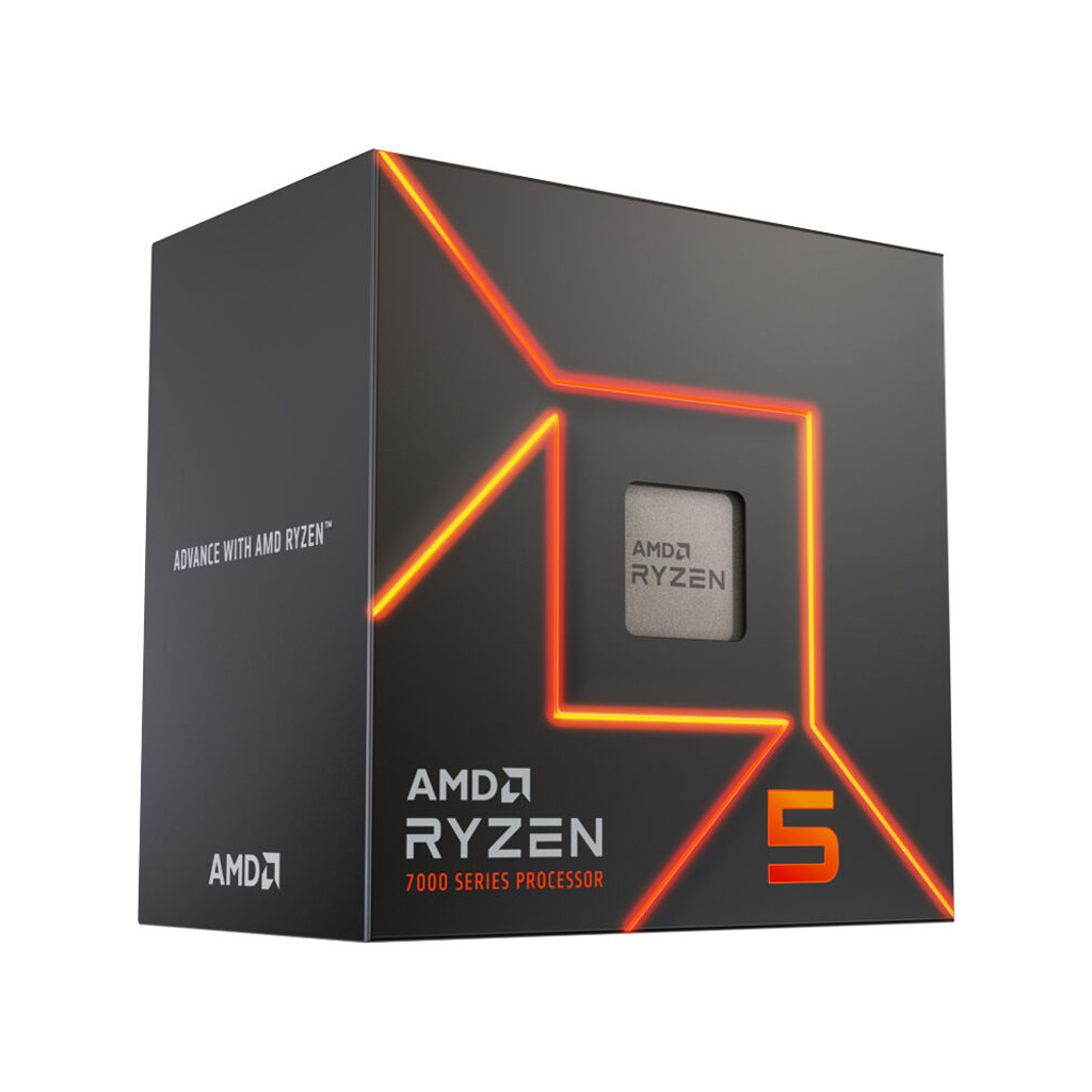 AMD Ryzen 5 7600 AM5 BOX6 cores,12 threads,3.8GHz,32MB L3,65W