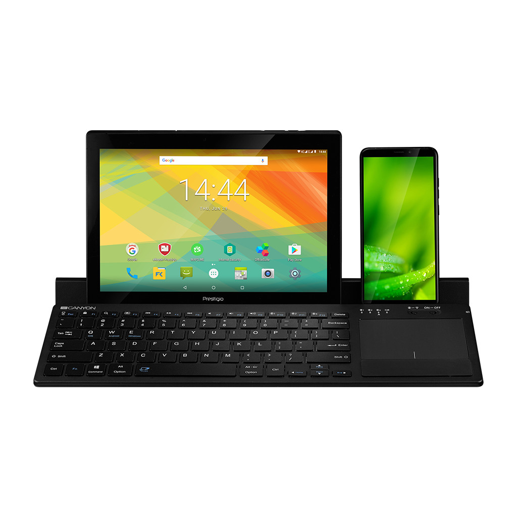 CANYON Bežična Tastatura HBTK7 EN Touch Wireless Black - Kompaktna, Višefunkcionalna, Tiha - Image 3