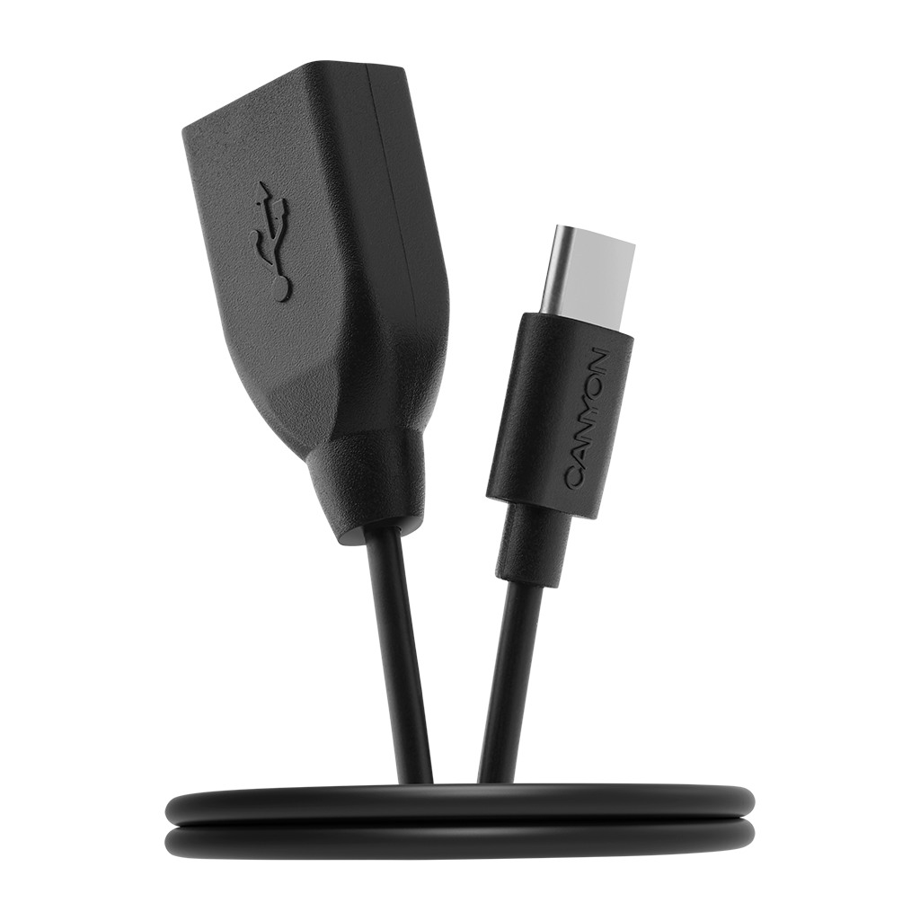 CANYON cable UC-3 USB-A to USB-C 10W 0.3m Black