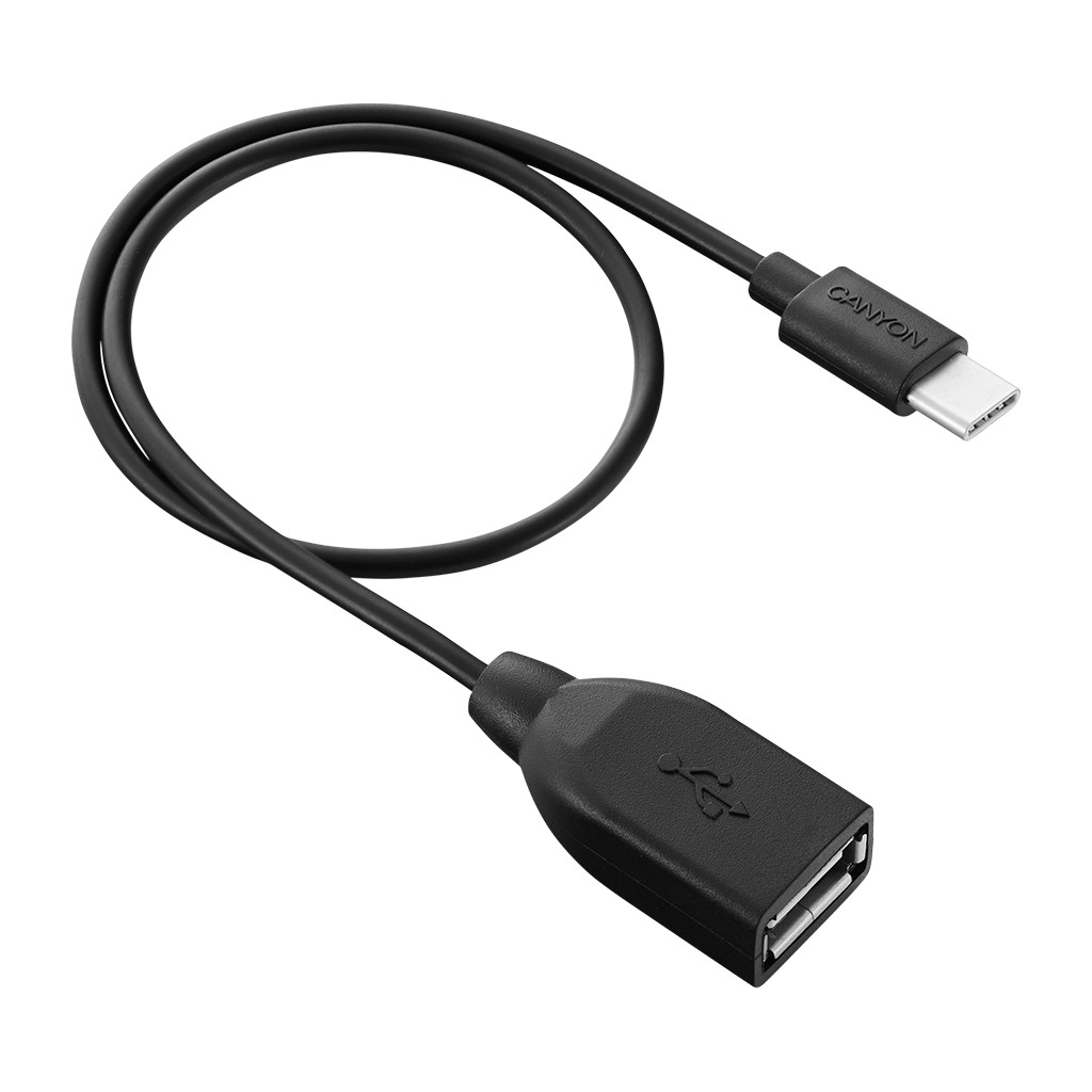 CANYON cable UC-3 USB-A to USB-C 10W 0.3m Black - Image 2