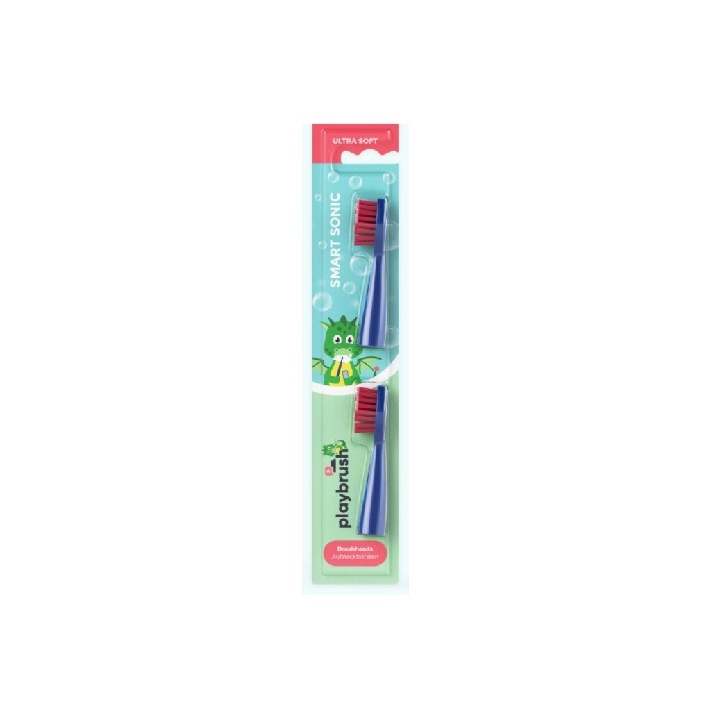 Playbrush Smart Sonic zam. gl. zamjenske glave Blue 2 kom u pakovanju - Image 2