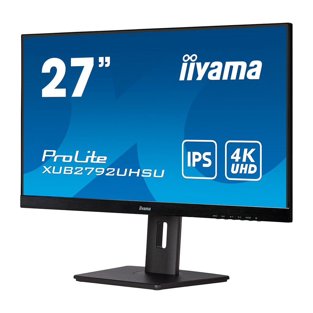 IIYAMA 27" IPS UHD Monitor 3840x2160 4K 4ms Podesivi Stalak 300cd/m² DVI HDMI DP - Image 3