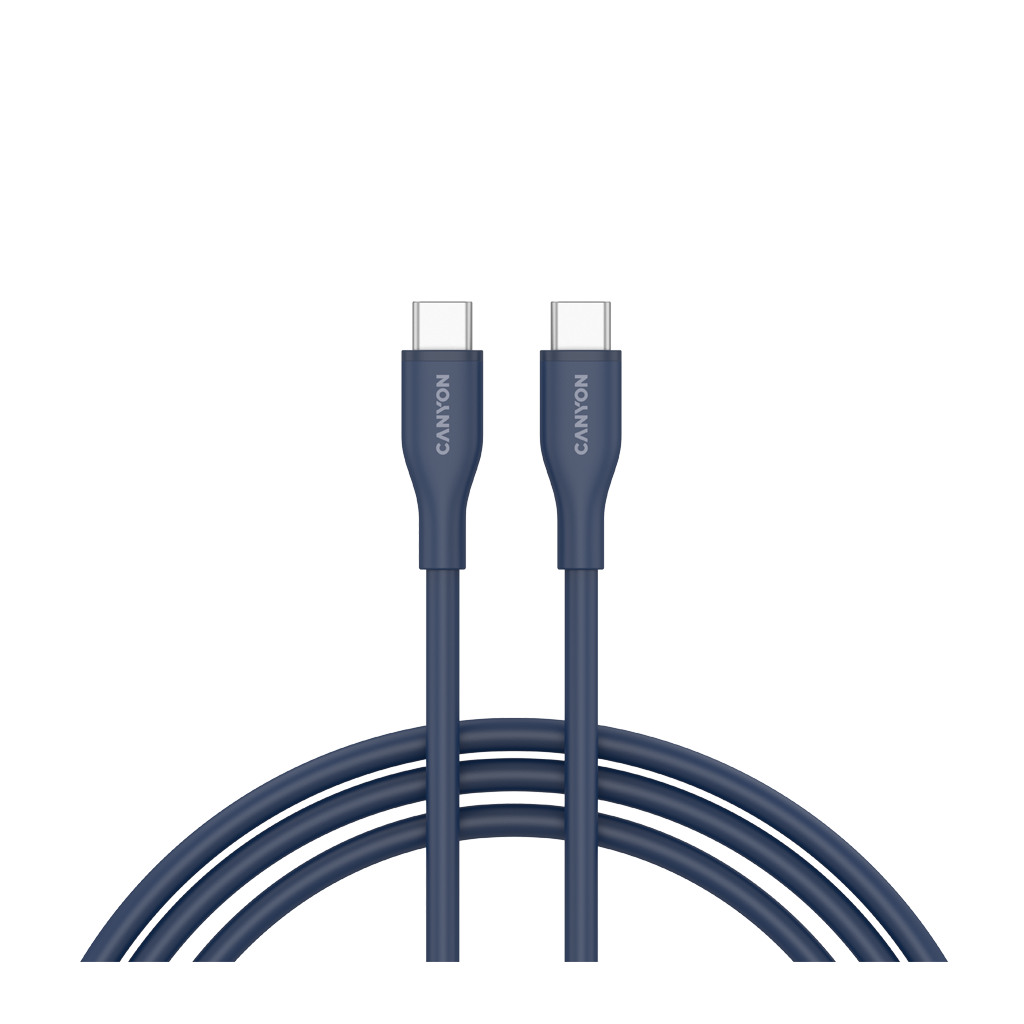 CANYON cable CC60SC10 C-C 60W 1m Silicon Dark blue