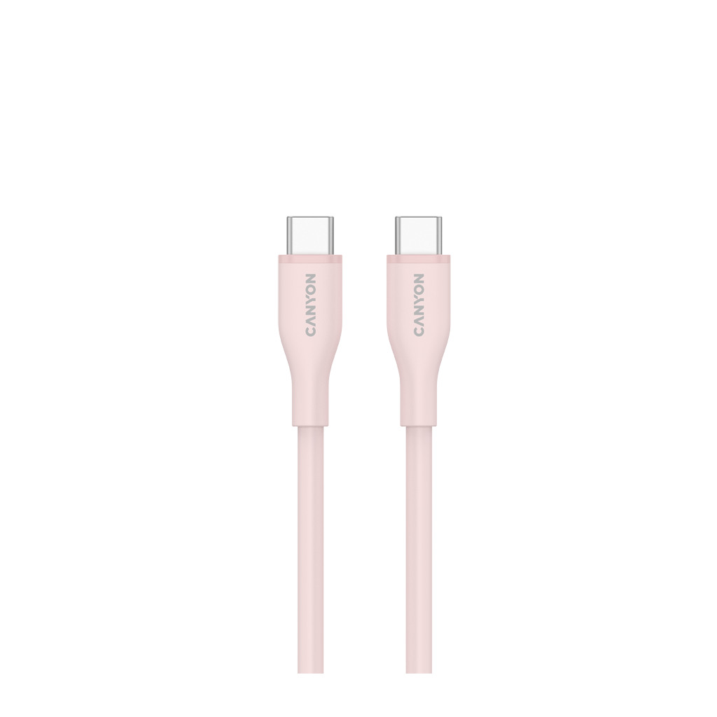 CANYON cable CC60SC10 C-C 60W 1m Silicon Pink Sand - Image 2