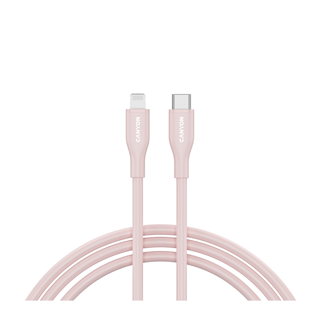 CANYON cable CLNM60 C-L 60W MFI 1m Silicon Pink