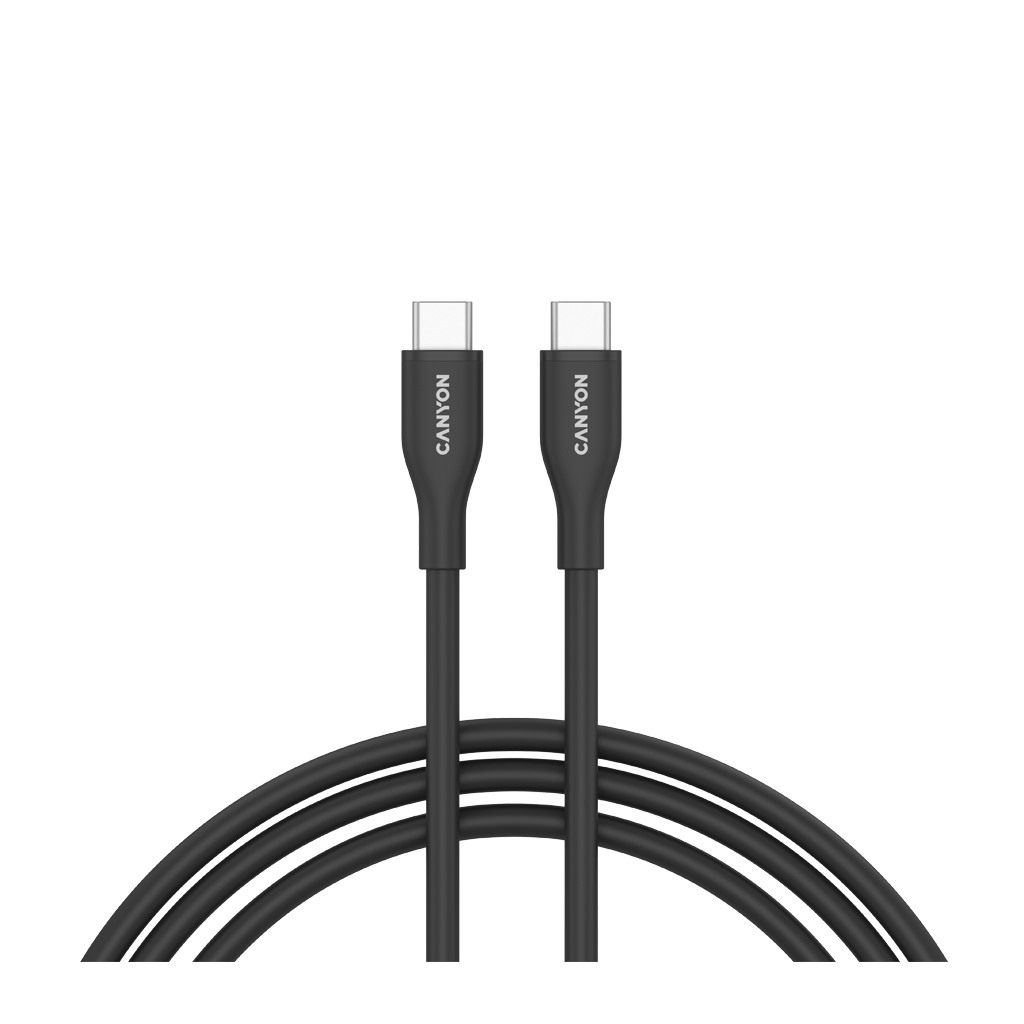 CANYON cable CC60SC10 C-C 60W 1m Silicon Black