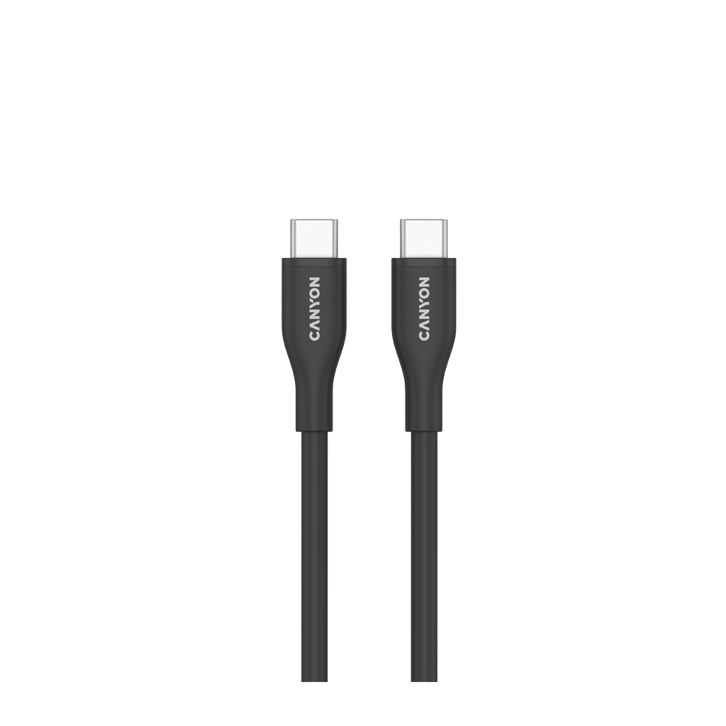 CANYON cable CC60SC10 C-C 60W 1m Silicon Black - Image 2