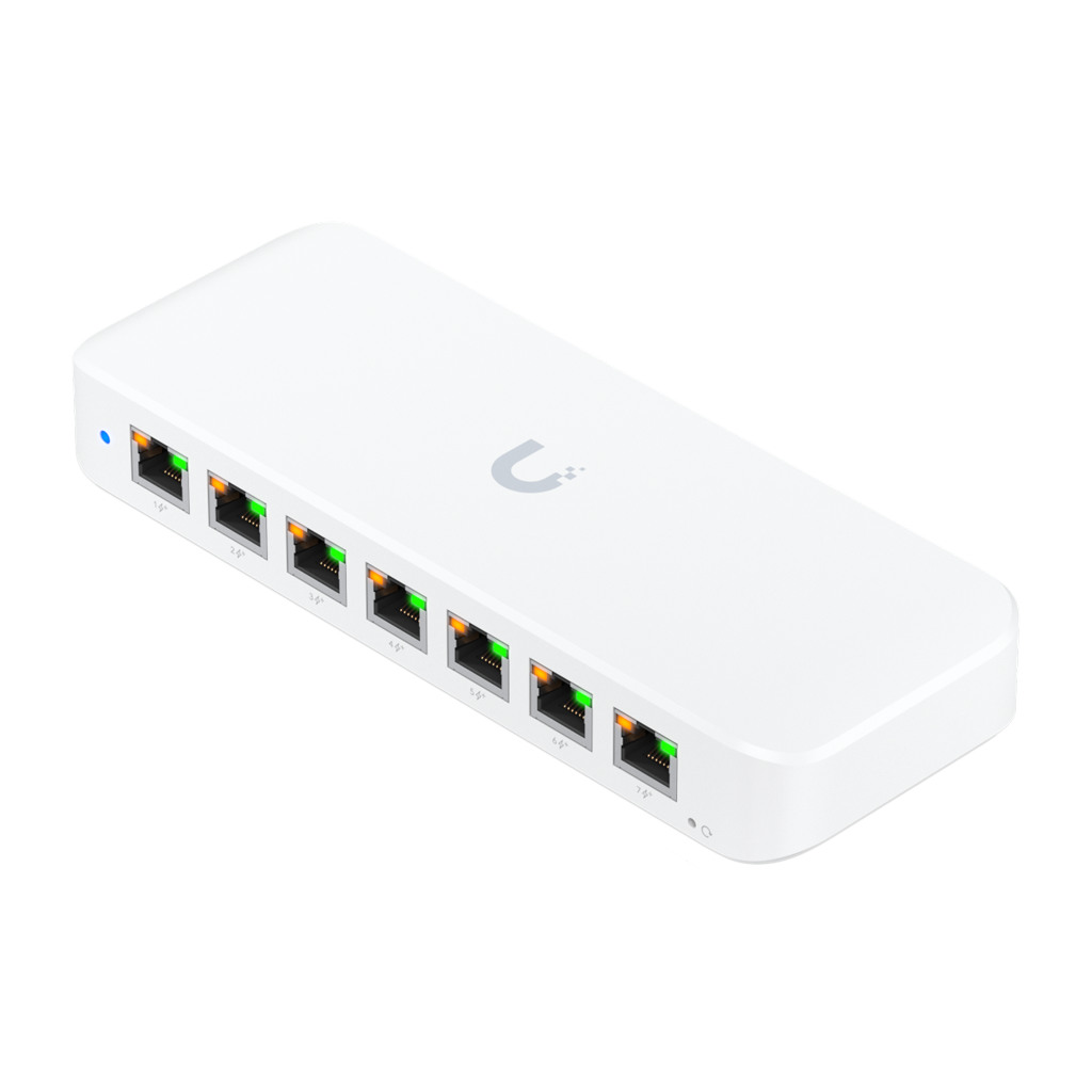 Ubiquiti USW-Ultra-210W-EU kompaktan Layer 2 8-portni GbE PoE switch sa raznovrsnim opcijama montiranja 7x GbE - Image 4