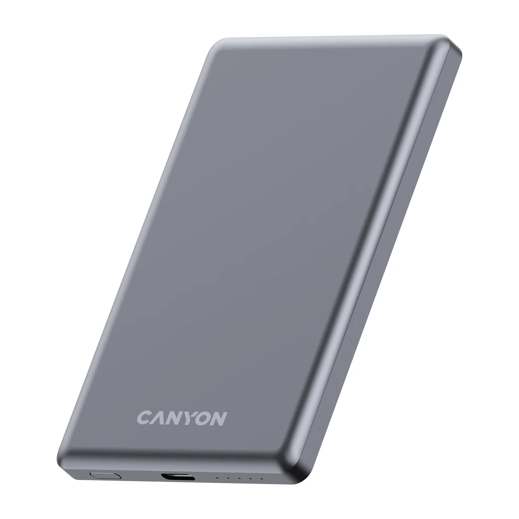 CANYON power bank OnPower 505 slim Magsafe 5000 mAh PD20W Dark Grey - Image 2